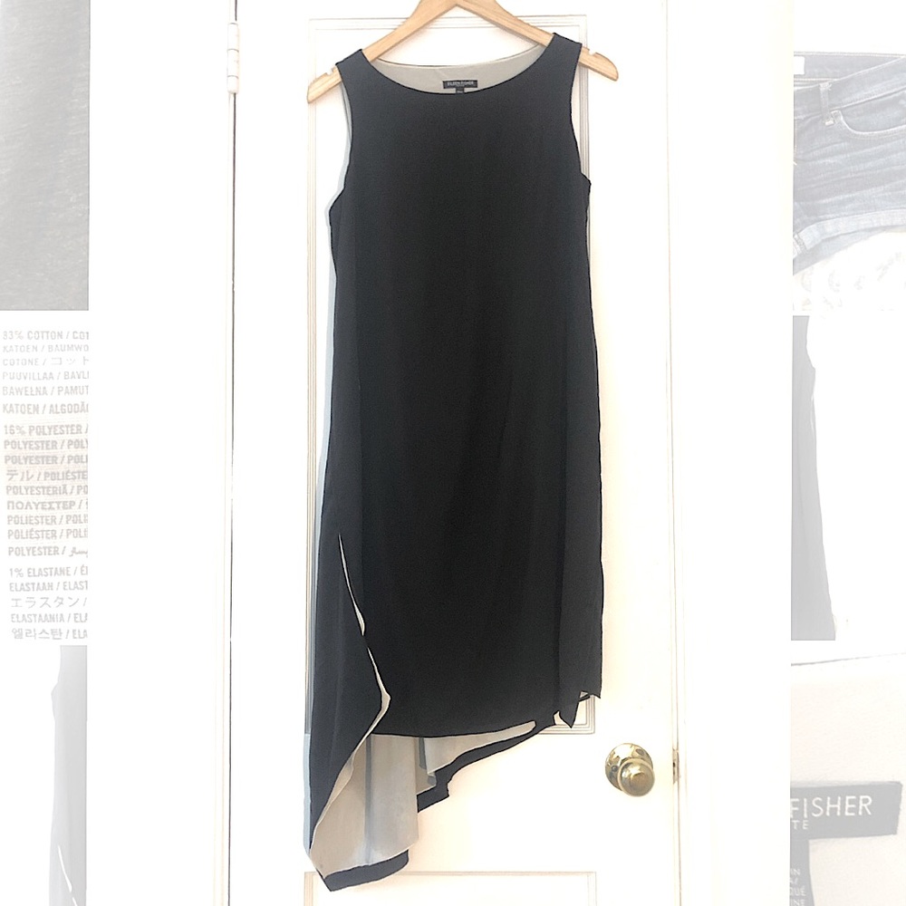 Eileen Fisher 100% Silk Dress // Petite Medium